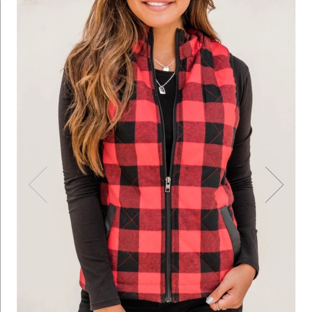 Plaid Vest